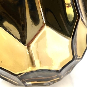 Gold Shiny Vase 15cm