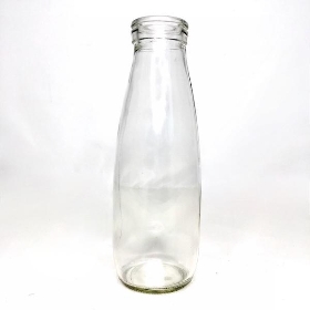 Clear Glass Milk Bottle 500ml