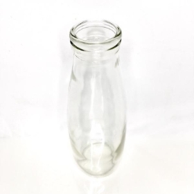 Clear Glass Milk Bottle 500ml