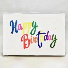 Happy Birthday Small Florist Card