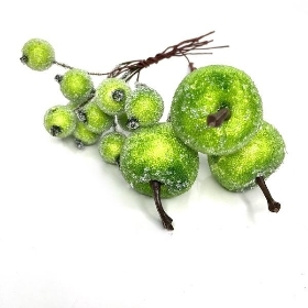 Green Frosted Apple & Berry Box 9cm