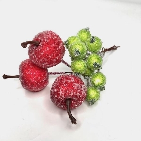 Mixed Frosted Apple & Berry Box 9cm