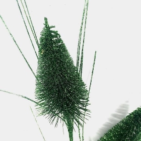 Green Glitter Xmas Tree Spray 59cm