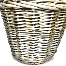 Lined Wicker Planter Basket 27cm