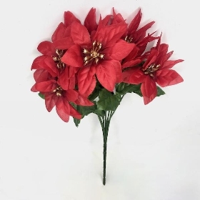 Red Poinsettia Bush 30cm