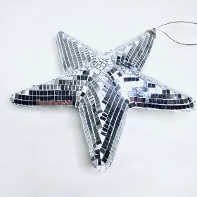 Mirror Hanging Star 20cm