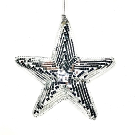 Mirror Hanging Star 20cm