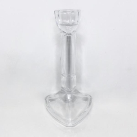 Clear Glass Giselle Candle Stick 15cm