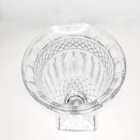 Clear Glass Tiana Vase 32cm