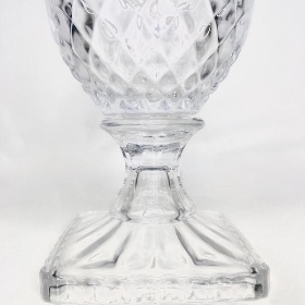 Clear Glass Tiana Vase 32cm