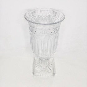 Clear Glass Tiana Vase 32cm