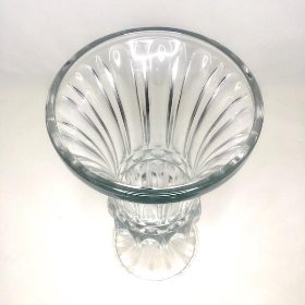 Clear Glass Aurora Vase 40cm