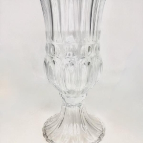 Clear Glass Aurora Vase 40cm