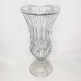 Clear Glass Aurora Vase 40cm