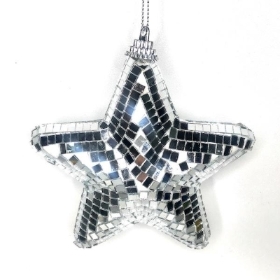 Mirror Hanging Star 12cm