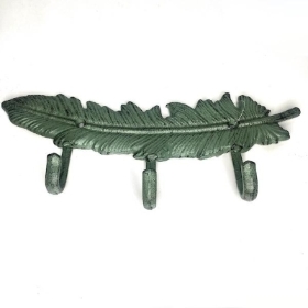 Cast Iron Feather Hanger 31cm