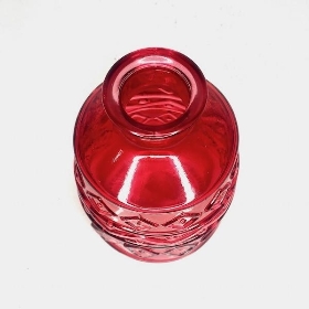 Red Aztec Vase 16cm