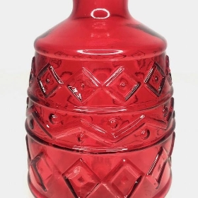 Red Aztec Vase 16cm