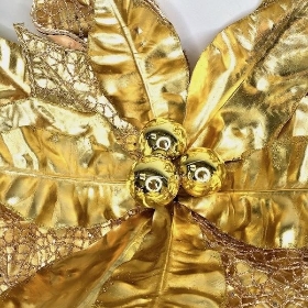 Gold Poinsettia 50cm