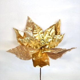 Gold Poinsettia 50cm