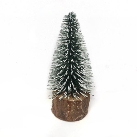 Snowy Bristle Tree 14cm