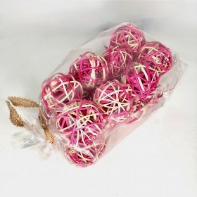 16 x Pink Brunch Balls in Bag