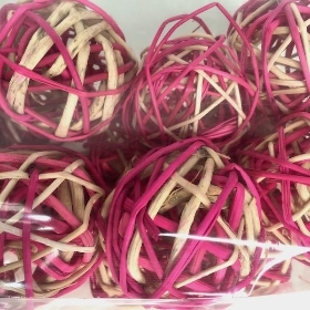 16 x Pink Brunch Balls in Bag