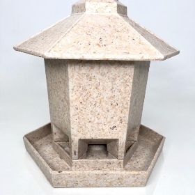 Cream Chaff Hexagonal Feeder 24cm