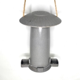 Grey Chaff Bird Feeder 22cm