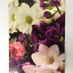 Mixed Flowers Folding Card x 25