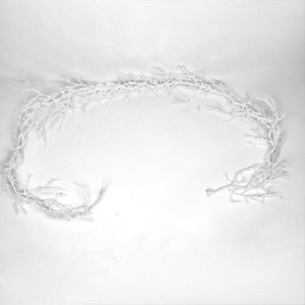 White Twig Garland 130cm