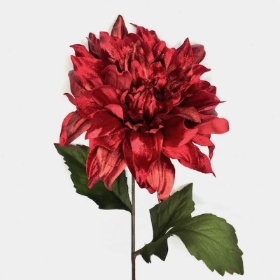 Red Deluxe Dahlia 62cm