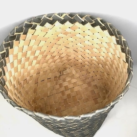 Grey Poplar Laundry Basket 40cm