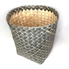 Grey Poplar Laundry Basket 40cm