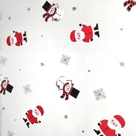 Santa & Snowman Cellophane 100m