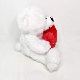 White I Love You Teddy 20cm