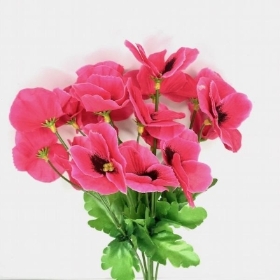 Pink Pansy Bush 34cm