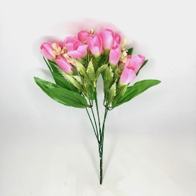 Pink Tulip Bush 36cm