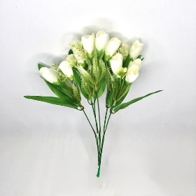 White Tulip Bush 36cm