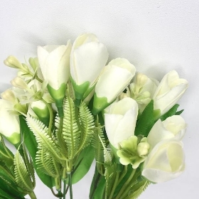 White Tulip Bush 36cm