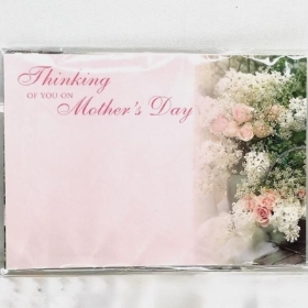 Mothers Day Tribute Floral Card x 6