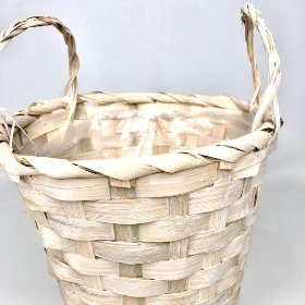 White Bamboo Basket 15cm