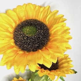 Yellow Sunflower Spray 95cm