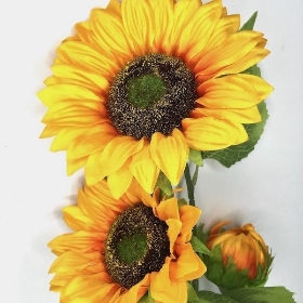 Yellow Sunflower Spray 91cm