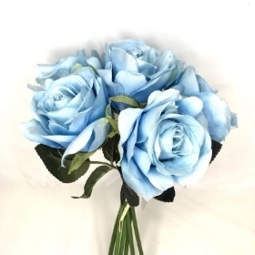 Blue Rose Bundle 30cm