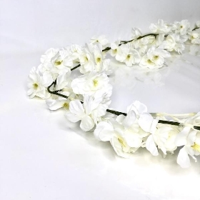 Ivory Cherry Blossom Garland 180cm