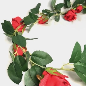 Red Rose Garland 160cm