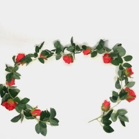 Red Rose Garland 160cm