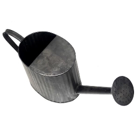 Charcoal Metal Watering Can 20cm