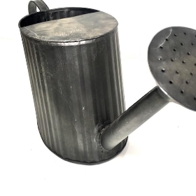 Charcoal Metal Watering Can 20cm